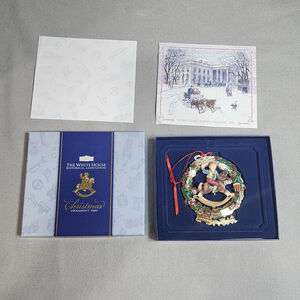 The White House Christmas Ornament 2003 Historical Association Vintage - NIB